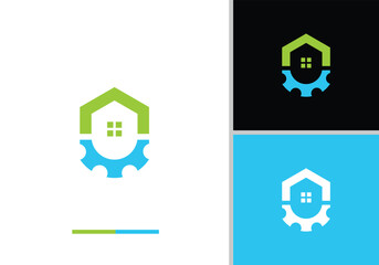 Simple, minimalist and elegant home health service logo design