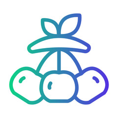 berry Line Gradient Icon