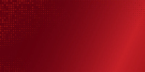 Red diagonal geometric shape with halftone. Modern fiber textured vector