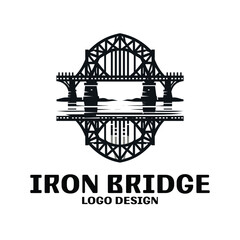 Iron Bridge Vector Logo Design