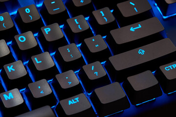 Tactile precision, neon attitude. Gaming keyboard. Every key lit like a battlefield command, this...