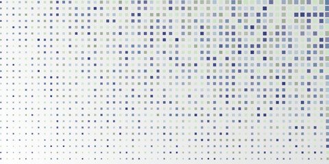 Random shifted white cube boxes block background wallpaper banner with copy space abstract
