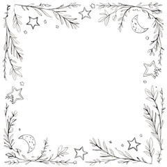 Obraz premium black and white frame