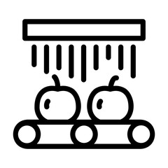 food washing Line Icon