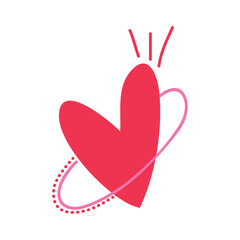 Obraz premium A Beautiful Collection of Love Symbols in Heart Shapes