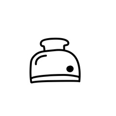 electronics doodle line icon