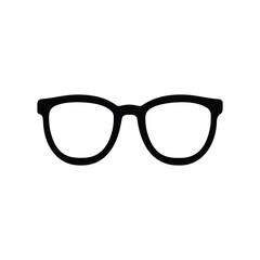 Black Eyeglasses with a Transparent Background for Versatile Use