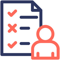 Fototapeta premium Evaluation Icon