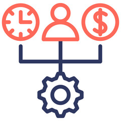 Resource Allocation Icon