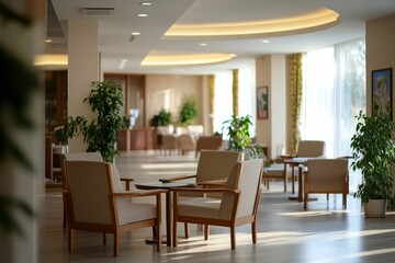 Fototapeta premium Interior of a modern nursing home