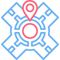 Obraz premium Junction Icon