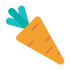 carrot vector illustrations. simple design