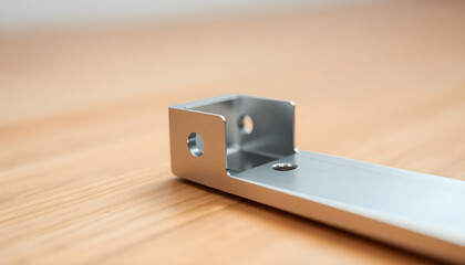 metal object sitting on top of a wooden table