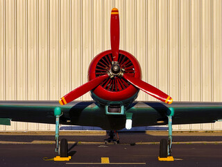 old airplane propeller