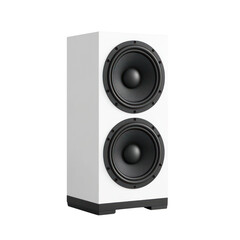 Fototapeta premium Dynamic speaker design home studio product showcase modern environment cutout background professional viewpoint