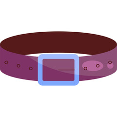 Stylish and Classic Men's Belt Vector Illustration