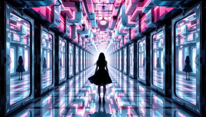 A labyrinth of mirrors that reflects not physical appearances, but alternate realities