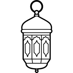 vector illustration of a cage