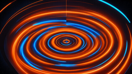 Futuristic UI Ring &ndash; Abstract Glowing Tech Interface