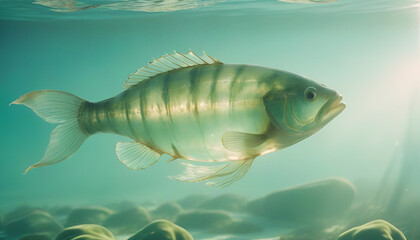 transparent fish on the ocean