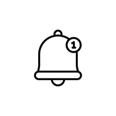 bell notification icon vector