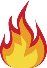 fire flames vector illustration
