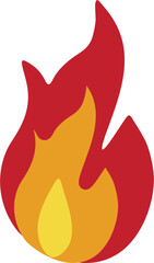 fire flames vector illustration