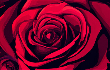 薔薇のイラスト
