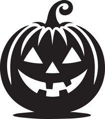  jack-o-lantern vector silhouette illustration