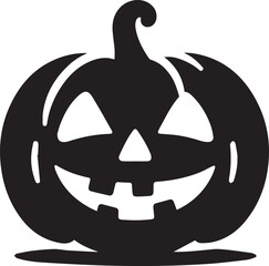  jack-o-lantern vector silhouette illustration