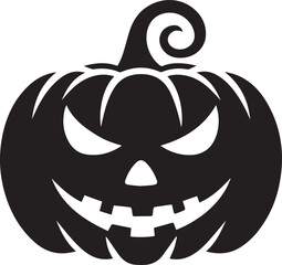  jack-o-lantern vector silhouette illustration
