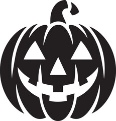  jack-o-lantern vector silhouette illustration
