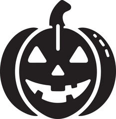  jack-o-lantern vector silhouette illustration