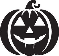  jack-o-lantern vector silhouette illustration
