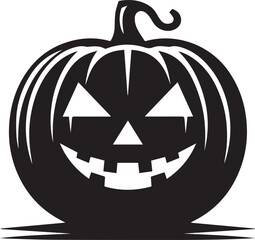  jack-o-lantern vector silhouette illustration