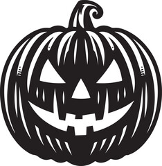  jack-o-lantern vector silhouette illustration
