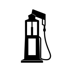 Gas Pump Silhouette vector illustration