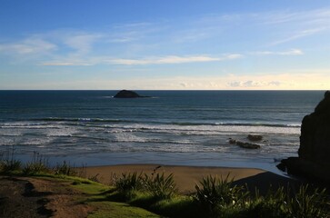 Fototapeta premium sunset on the beach