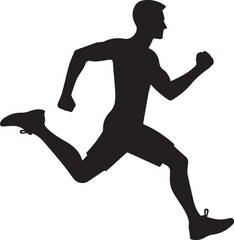 men jumping design vector illustration