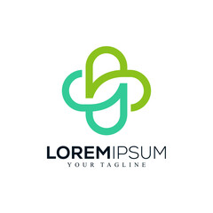 Fototapeta premium Abstract medical logo design