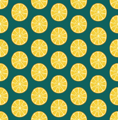 Lemon Seamless Pattern EPS Vector