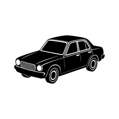 Obraz premium Car Silhouette vector illustration
