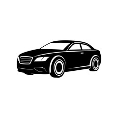 Fototapeta premium Car Silhouette vector illustration