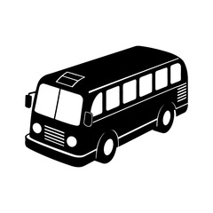 Bus Silhouette vector illustration