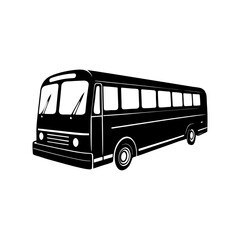 Bus Silhouette vector illustration