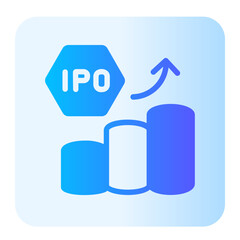 ipo gradient icon