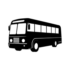 Bus Silhouette vector illustration