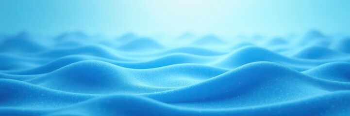 Obraz premium Soothing blue ombre background with gentle waves and organic textures, subtle, ethereal