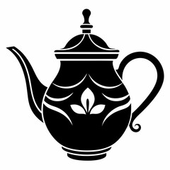 teapot isolated on white
