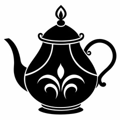 teapot on a white background